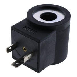 RONGPAS 12V DC 1/2” Solenoid Valve Coil 6306012 compatible with Hydraforce 3 Prong DIN Connector 08 Series