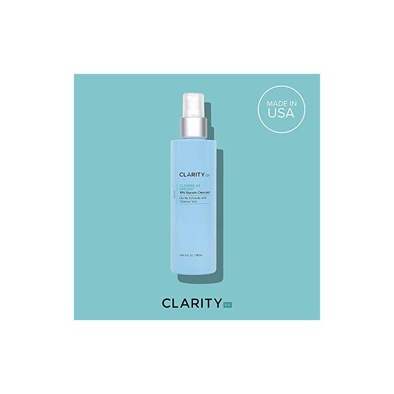 ClarityRx Cleanse Glycolic Cleanser, 4 Fl Oz (packaging may vary)