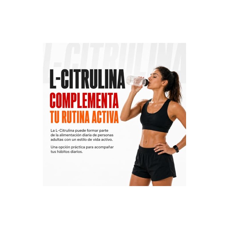 L-Citrulina 1000 mg, Suplemento Alimenticio, 60 Cápsulas, More Than Pure