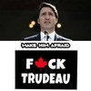 3x5FT F Trudeau Flag,100D Polyester FK Trudeau Banner with Brass