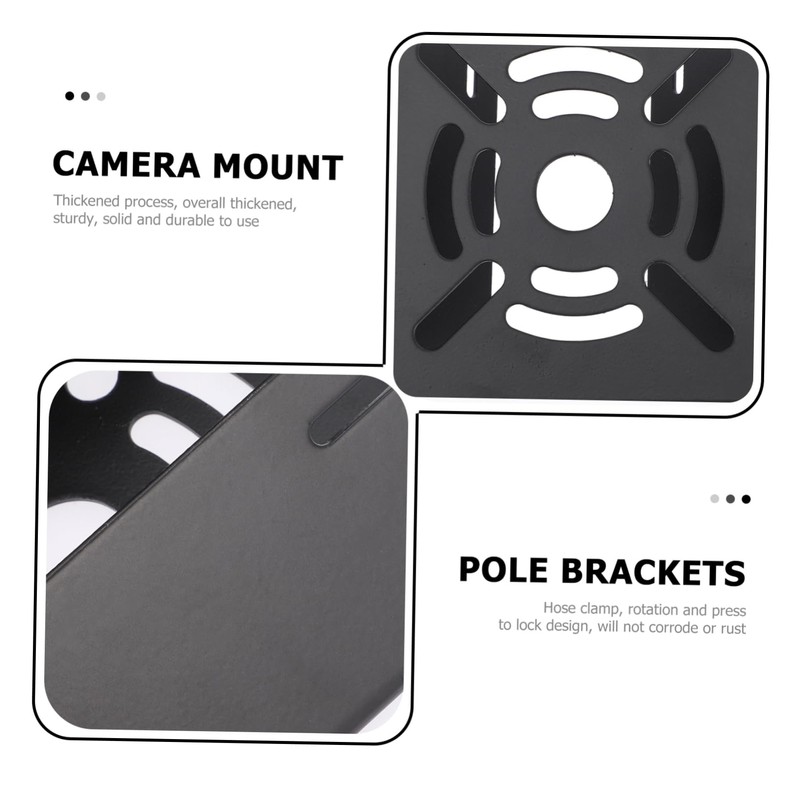 Gatuida Camera Clamp to Pole Mount Adapter for Cameras Wall