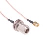 RFaha - 2 adaptadores coaxial SMA macho a N hembra