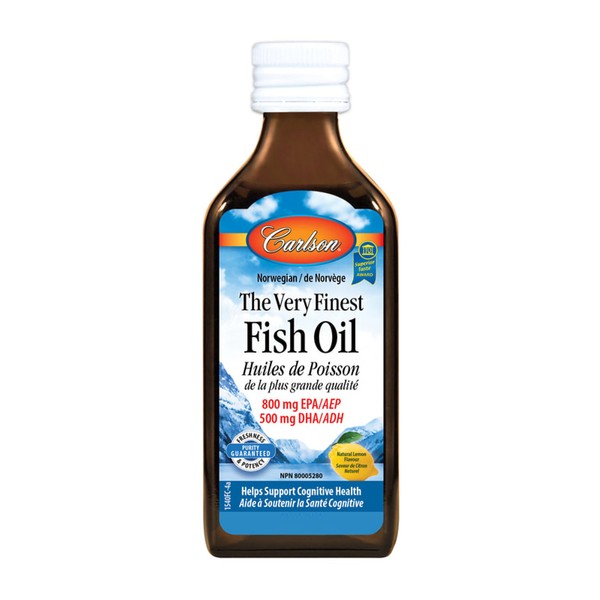 Carlson The Very Finest Fish Oil Lemon 500 ml