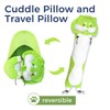 EZZNTIAL Corgi Convertible Travel Pillow - Stuffable Neck Support &