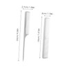 Vaguelly 2pcs Stainless Steel Pin Tail Comb Static Hair Styling
