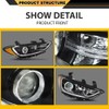 CNNELL Headlights Assembly Pair Compatible with Hyundai Elantra 2017-2018 Passenger