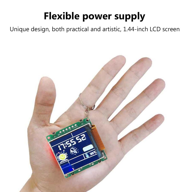 For ESP32 C3 Desktop Trinket Support WiFi Bluetooth 1.44inch LCD