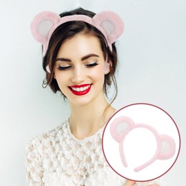 TOVINANNA Diadema con Orejas de Oso, Adorable Y Esponjosa Diadema de Oso para Maquillarse, Lavarse La Cara, Cuidar La Piel, Ducharse Y Spa. Ideal para Fiestas, Viajes, Cosplay Y Disfraces.