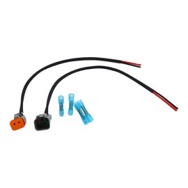 DT Connector Pigtail Cable Male and Female 1ft/30cm (2 Pin)