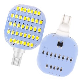 GRV T10 921 922 C921 Wedge Super Bright DC12V Dimmable RV LED Ceiling Dome Lights, Boat Camper Interior Lighting 7000K Cool White Pack of 10