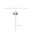 2 Nylon Cable with Square Slider for Gallery/Picture Rails Length