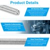PATIKIL 5/16"-18 UNC 304 Stainless Steel Fully Threaded Rod, 10Pcs