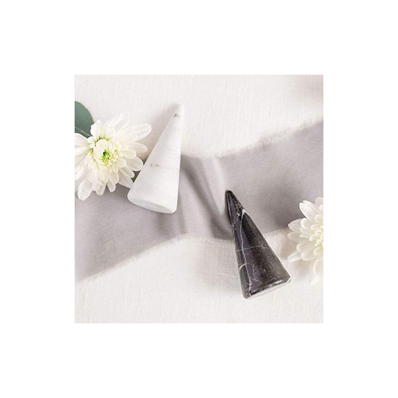 craft monkees Ring Holder Cone Genuine Marble Polished| Ring Jewelry
