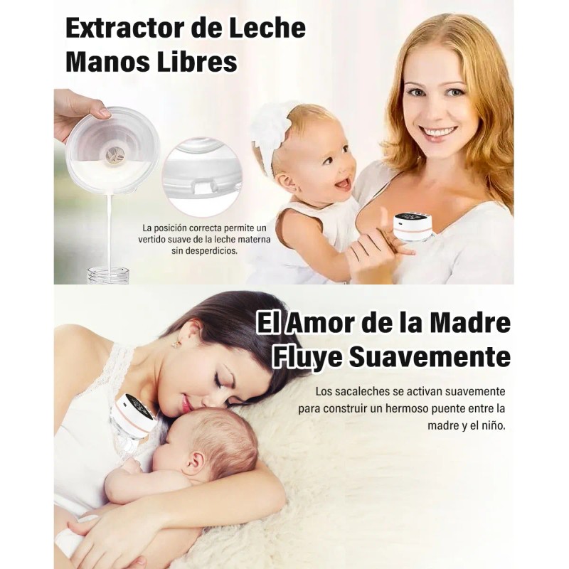 Extractor De Leche Materna Eléctrico Manos Libres Portátil
