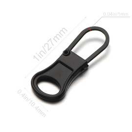 Mizeer Zipper Pull Replacement for Jacket, Perfect for Small Hole Zippers, Detachable Small Zipper Pulls Tab Repair for Clothing Jackets Boots Purse