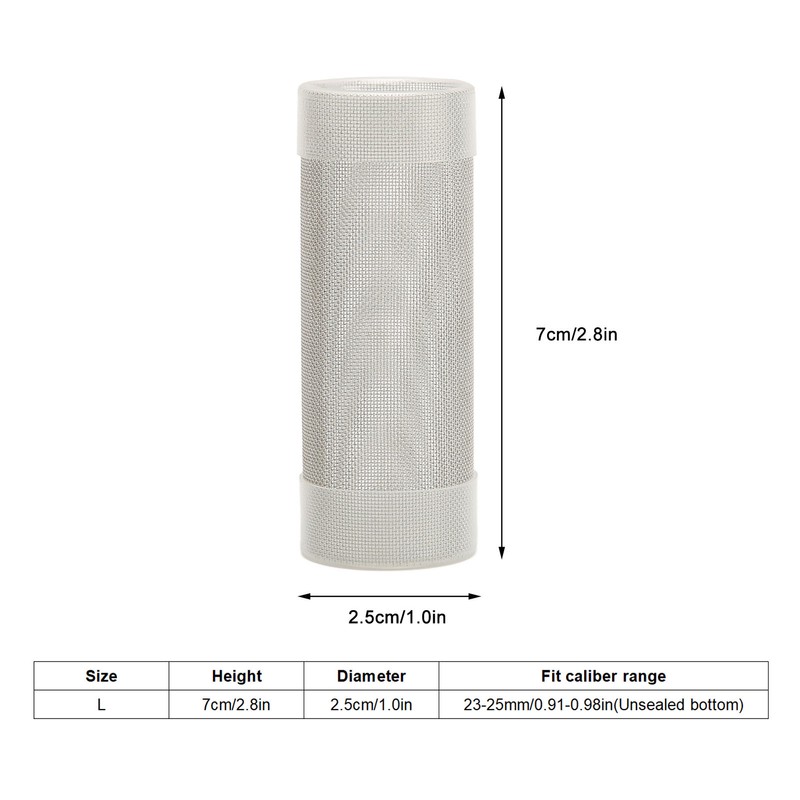 Aquarium Intake Filter Mesh Stainless Dense Openings Fine Pores Fish