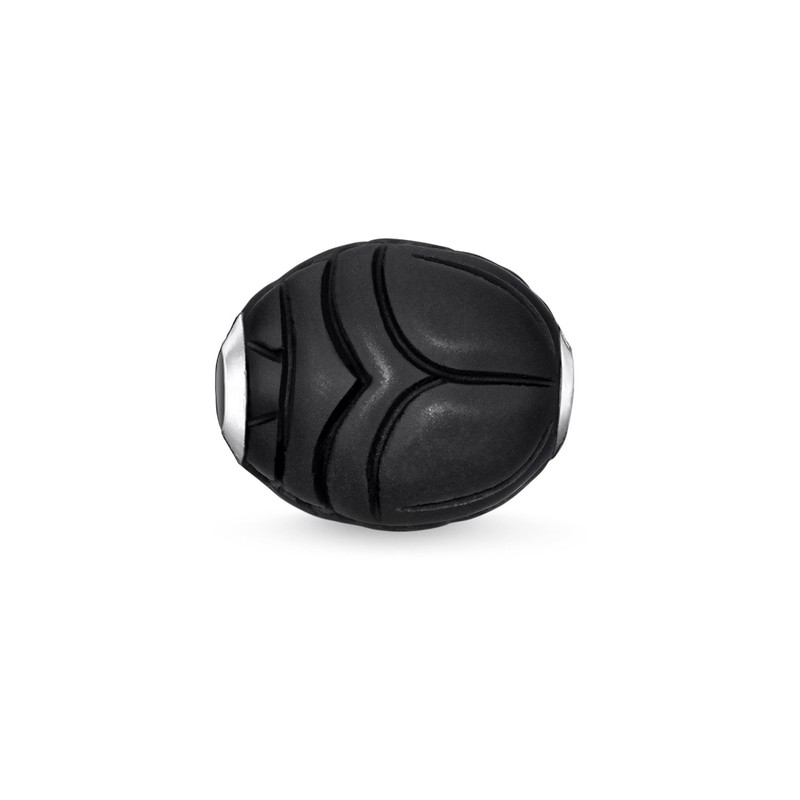 Thomas Sabo Women's 925 Sterling Silver Onyx Bead Charm