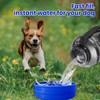 Dog Water Bottle and Travel Dog Water Bowl Combo, Large