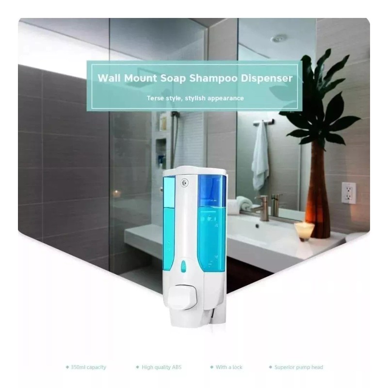 Molin 2 Dispensadores De Jabón Líquido O Gel Antibacterial