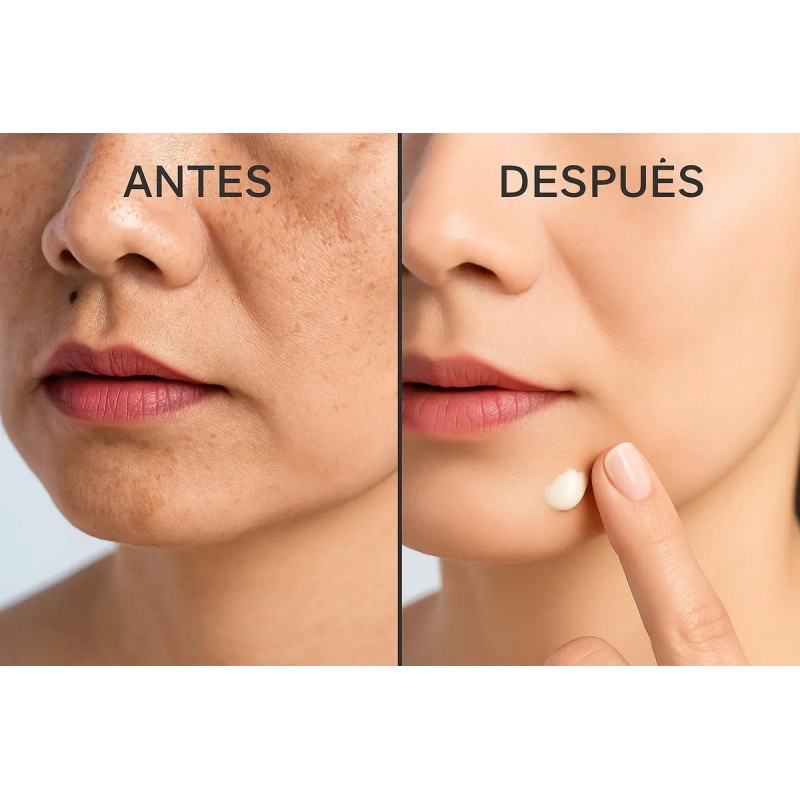 Crema Aclarante, Antiarrugas, Quita Mancha Acido Hialurónico