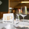 VIP Table Sign 10 Pack | Reserved Table Tent Night