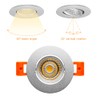 2Inch LED Recessed Ceiling Light, 3W Dimmable LED Downlight, 60