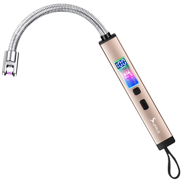 SUPRUS Electric Candle Lighter USB-C Rechargeable with Digital Battery Display