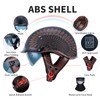 VCOROS Half Helmet Motorcycle DOT Approved Open Face Helmet with
