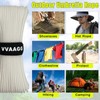 VVAAGG 1000lb Paracord Rope, 50ft 12 Strand Parachute Cord for