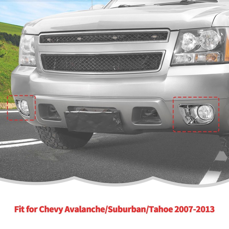 RT-TCZ Front Fog Light Lamp Cover Trim Decoration Exterior Accessories