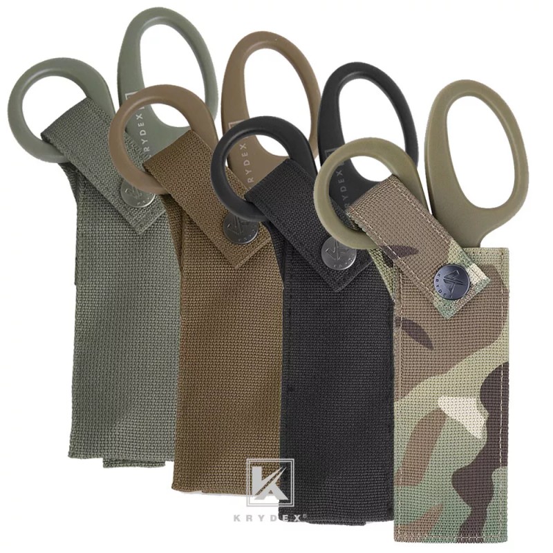KRYDEX Medic Hand Pouch & Shears Tactical Shear Pouch Scissors