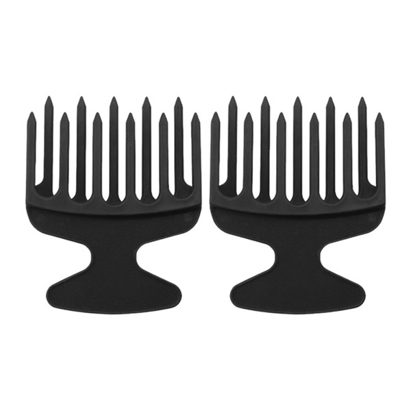 2 Pieces Mini Plastic Comb, Wide-Tooth Comb, Hair Salon Tool,