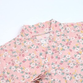BOLDLOVO Baby Yukata, Jinbei Rompas, Boys, Girls, Summer, Festivals, Fireworks, Loungewear, Pajamas, Room Wear, Cotton, 60, 70, 80, 90, Jinbei All, Pink