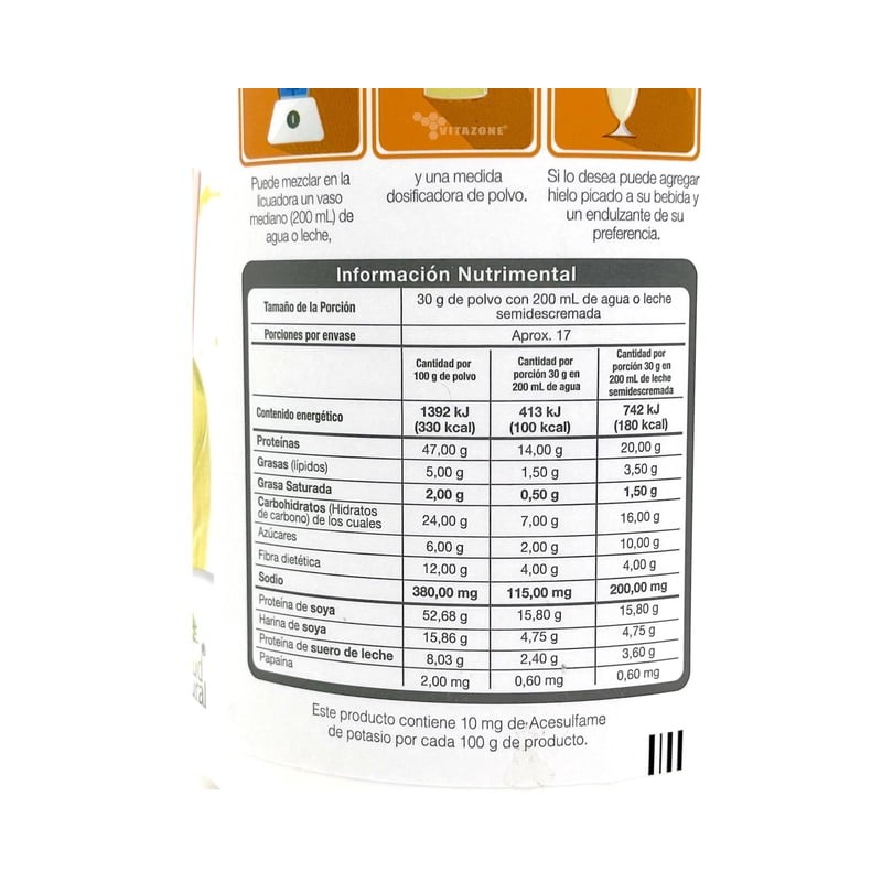 Malteada Enersoy Salud Natural Vainilla 500g