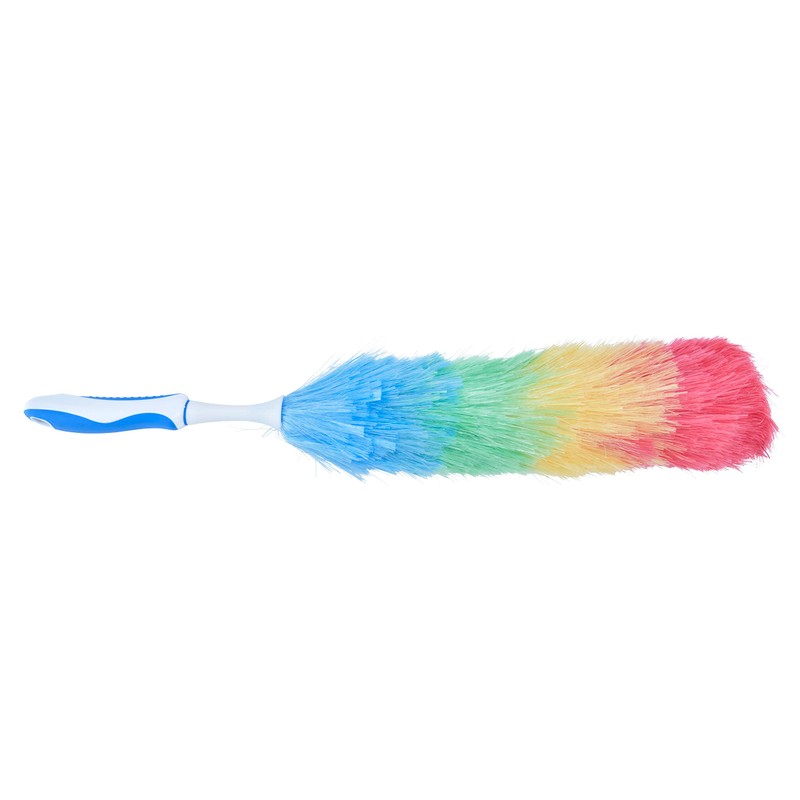 Superio Hand Duster for Cleaning, Rainbow Colored Dust Remover, Home,