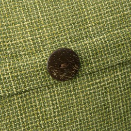 MIULEE Kissenbezüge Dekorative Kissenhülle Leinenoptik Deko mit Knöpfe Kissenbezug Dekokissen Sofakissen Couchkissen Bezug Zierkissen für Sofa Schlafzimmer Wohnzimmer 2er Set 45x45 cm Grün