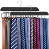 2 Pack Tie Rack & Belt Hanger 2 in 1