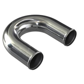 80mm (3 1/8 Inch) OD 180 Degree Elbow Aluminium Intercooler Pipe Piping Air Intake Tube