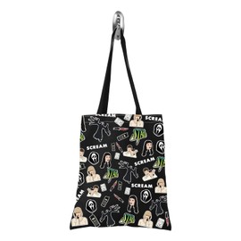 Novelty Horror Ghost Face Scary Movie Inspired Scream Lover Gift (Scream Tote CA)