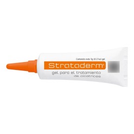 Strataderm gel 5 g para cicatrices antiguas y recientes, uso día y noche en toda piel