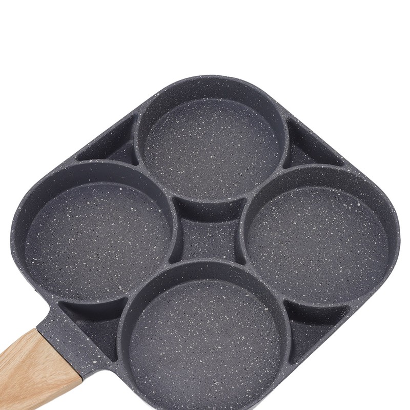 4 Hole Frying Pan Non Stick Heat Resisting Omelet Pan