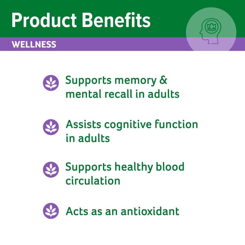 Cenovis Ginkgo Biloba 2000 - Supports Memory and Mental Recall
