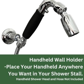 High Sierra Showerheads® - All Metal Wall Shower Holder for Handheld Shower Heads - Polished Brass Finish