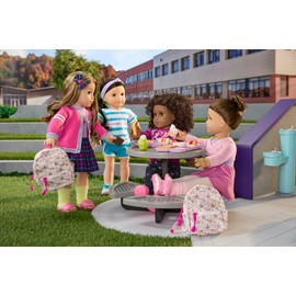 American Girl Truly Me 18-inch Doll Hungry for Hot Lunch Playset with Sandwich, Soup, Fruit, and Brownie, For Ages 6+