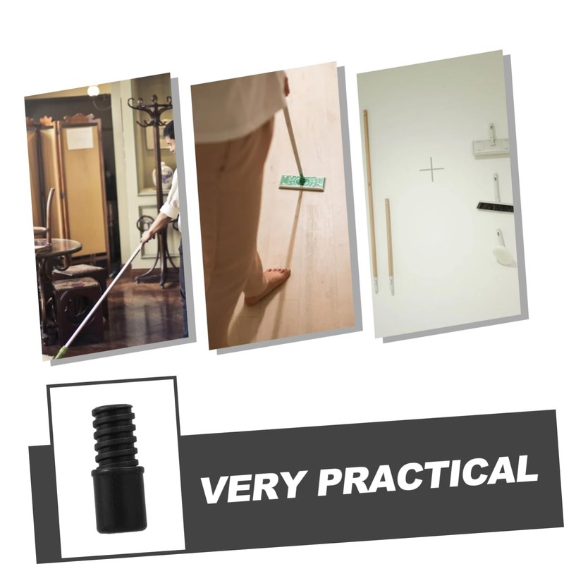 Ipetboom 10pcs Threaded Tip Adapter for Extension Poles Sturdy Broom