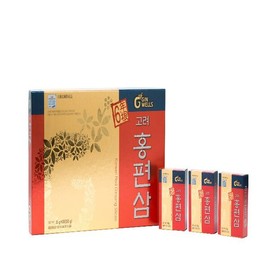 국내산 명품 홍삼절편 6년근 고려홍삼 절편 고려홍편삼 명절선물세트 추천 15g x 10개 Korean Ginseng Slices 6-Year-Old Premium Korean Red Ginseng Slices Gift Set Recommended 15g x 10 Pieces