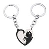 Couples Keychains Christmas Valentines Gifts - Cat Best Friend Keychains