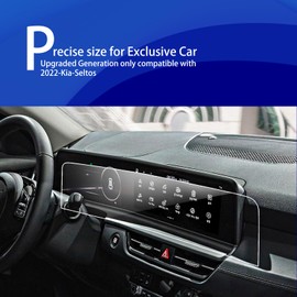 XXCIWP 2pcs 2025 2024 Kia Seltos Screen Protector for 2024 Kia Seltos Dual 10.25Inch Plastic Screen Protector HD Touchscreen Protective Film for 2024 Seltos