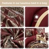Grand Avenue Black and Red Comforter Set Queen Size, 7