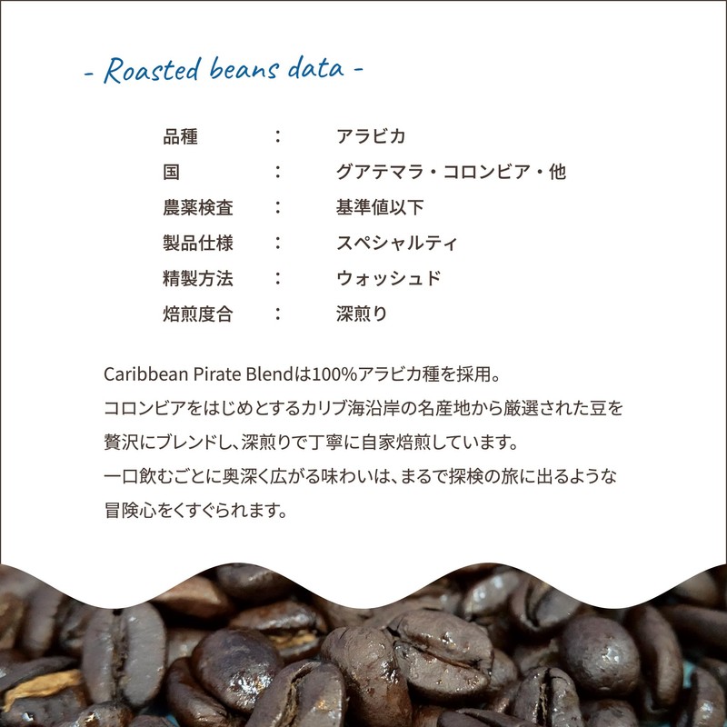 Fitbean Premium Pirate of the Caribbean Blend Coffee Beans (Beans,